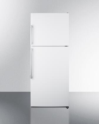 Summit FF1515W 28 Inch White Freestanding Counter Depth Top Freezer Refrigerator