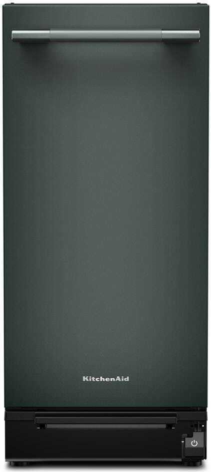 KitchenAid 15 Inch Built-In Trash Compactor with 1.4 cu. ft. Capacity, 1/3 HP, Built-In Odor Management, Solid Pack™ Control, 5:1 Compaction Ratio, Removable Key Start and Under 30-Second Cycle Time: Juniper