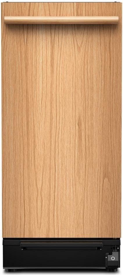 KitchenAid 15 Inch Built-In Trash Compactor with 1.4 cu. ft. Capacity, 1/3 HP, Built-In Odor Management, Solid Pack™ Control, 5:1 Compaction Ratio, Removable Key Start and Under 30-Second Cycle Time: Panel Ready