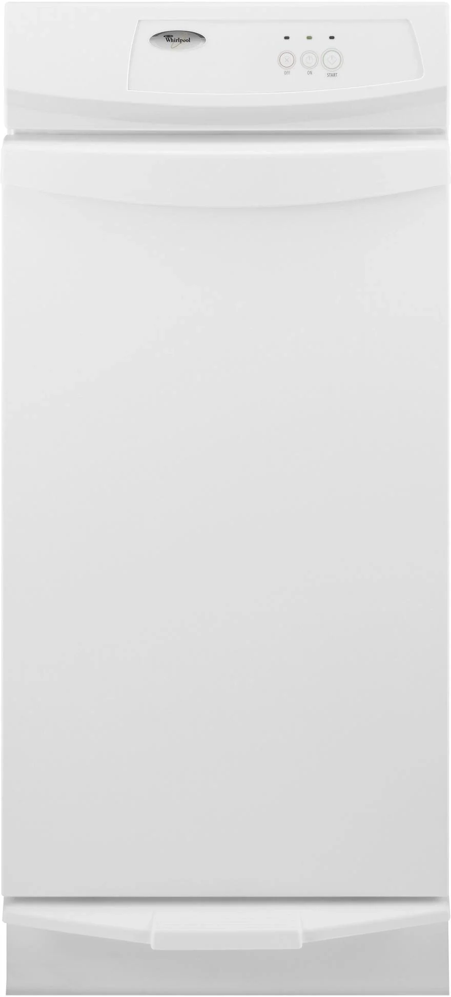 Whirlpool Gold Series 15" White Convertible Trash Compactor