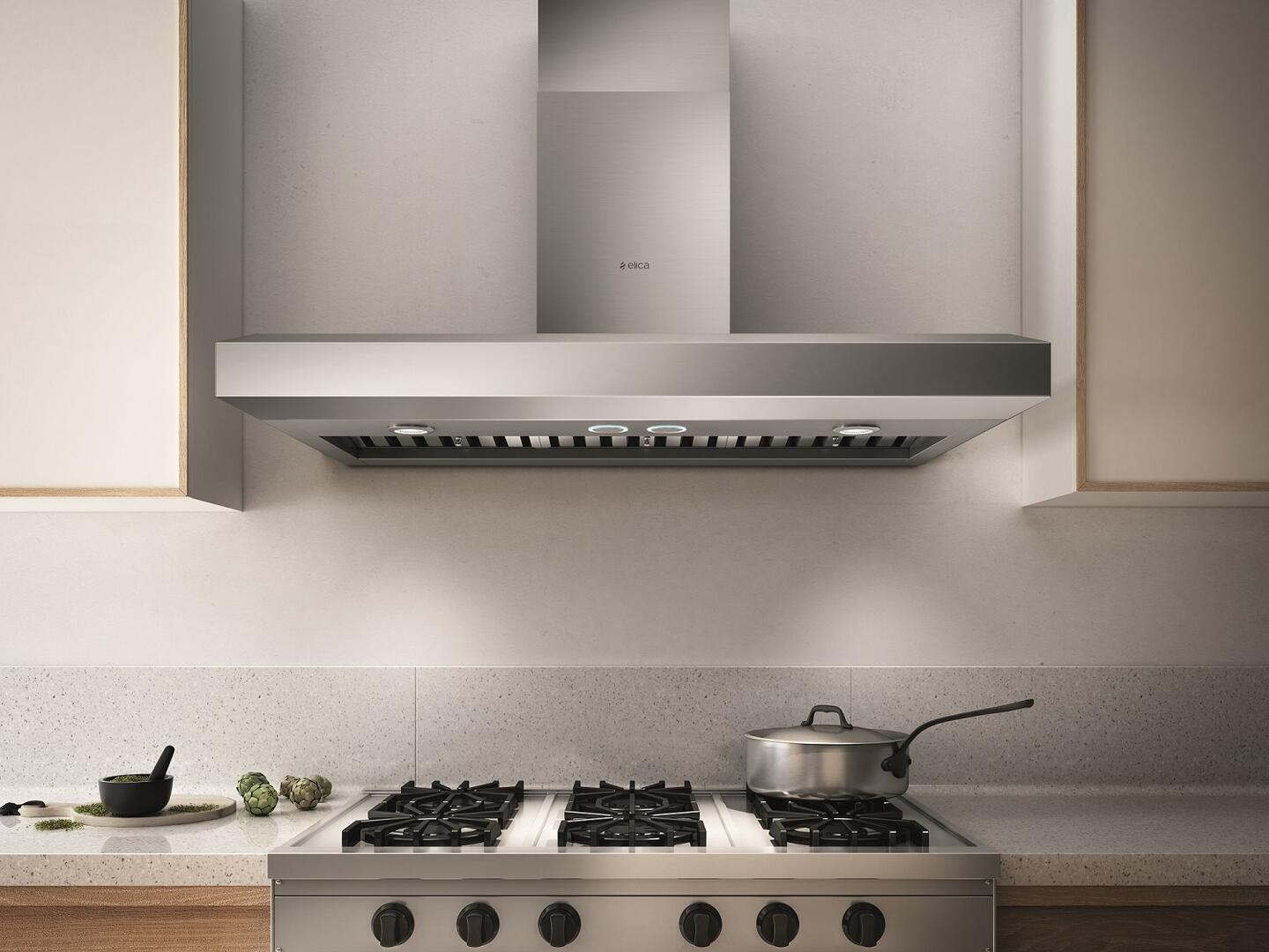 Elica EVV648SS Pro Series 48 Inch Wall Mount Ducted Hood