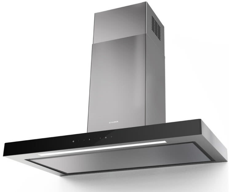 Faber Wall Mount Smart Range Hood with 4-Speed/600 CFM Blower, Electronic Touch Control, Energy-Efficient LED Bar, and Dishwasher-Safe Mesh Filter: 36 Inch, Stainless Steel