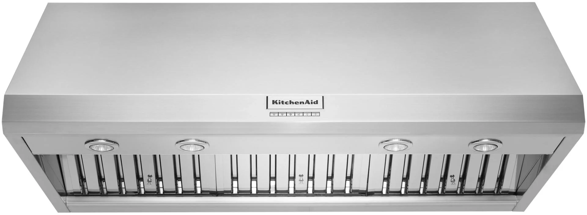 Kitchen Aid KVWC908KSS 48 Inch Pro Style Wall Mount Ducted Hood