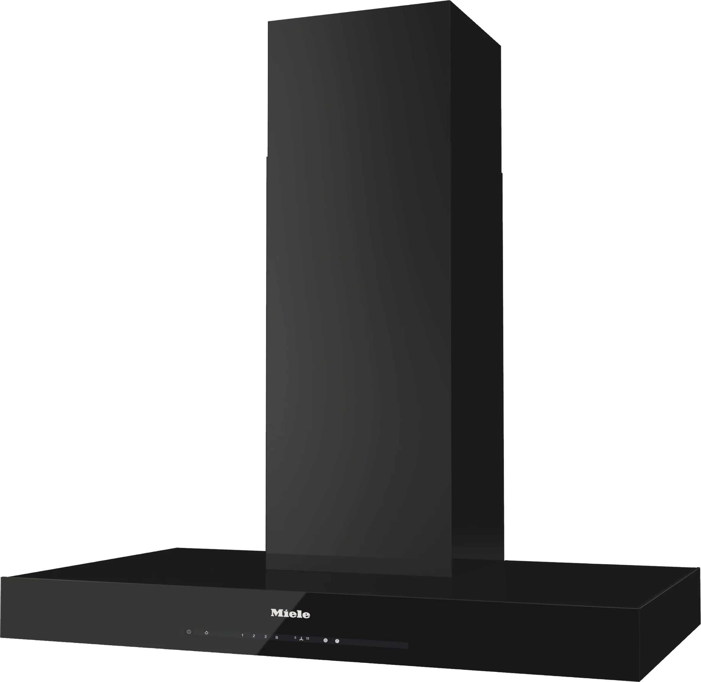 Miele DA6698WOB 36 Inch Smart Convertible Wall Mount Hood : Obsidian Obsidian Black