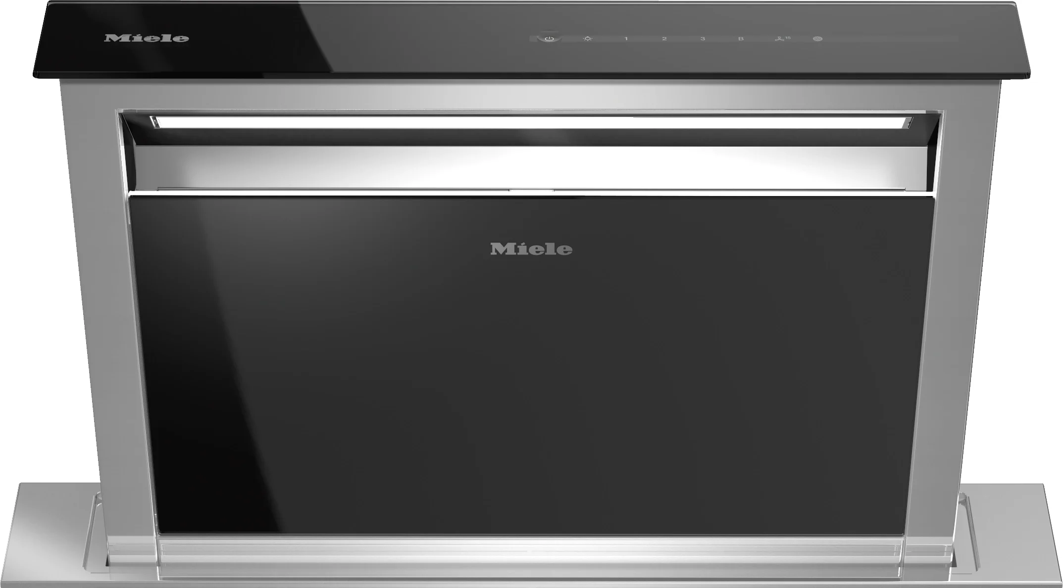 Miele Downdraft Hood with Active AirClean, Backlit Controls, Safety Shut-Off, Dishwasher-Safe Filters and 3 Speeds: Stainless Steel, 30 Inch