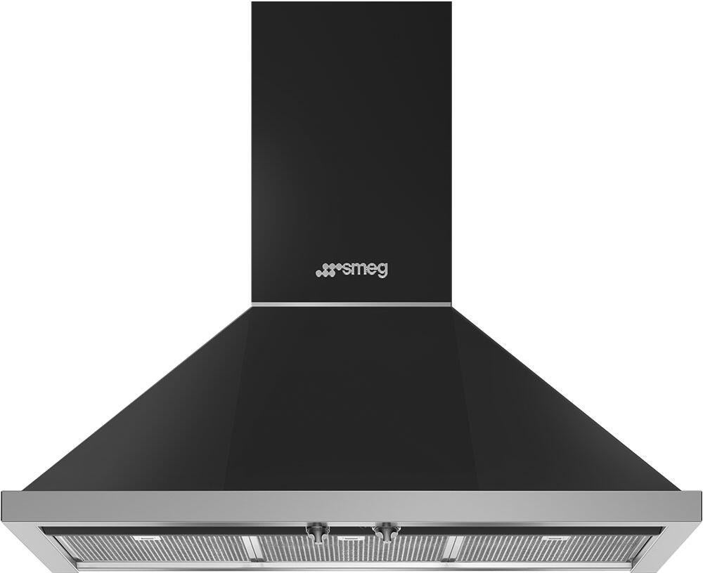 Smeg KPF36UAN Portofino Series 36 Inch Wall Mount Ducted Hood