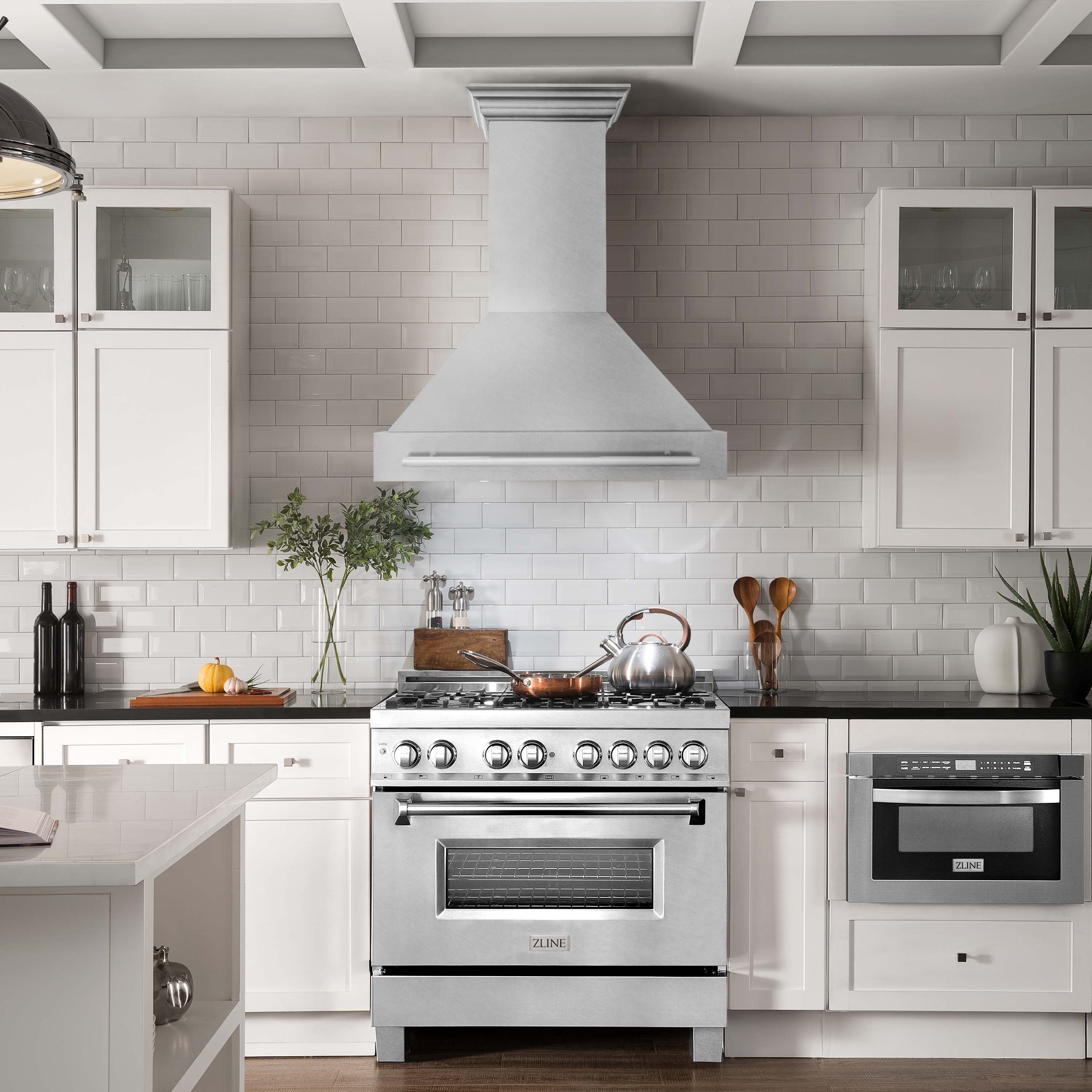 Z Line ZLINE 8654SNXBG36 36 Inch Wall Mount Ducted Hood