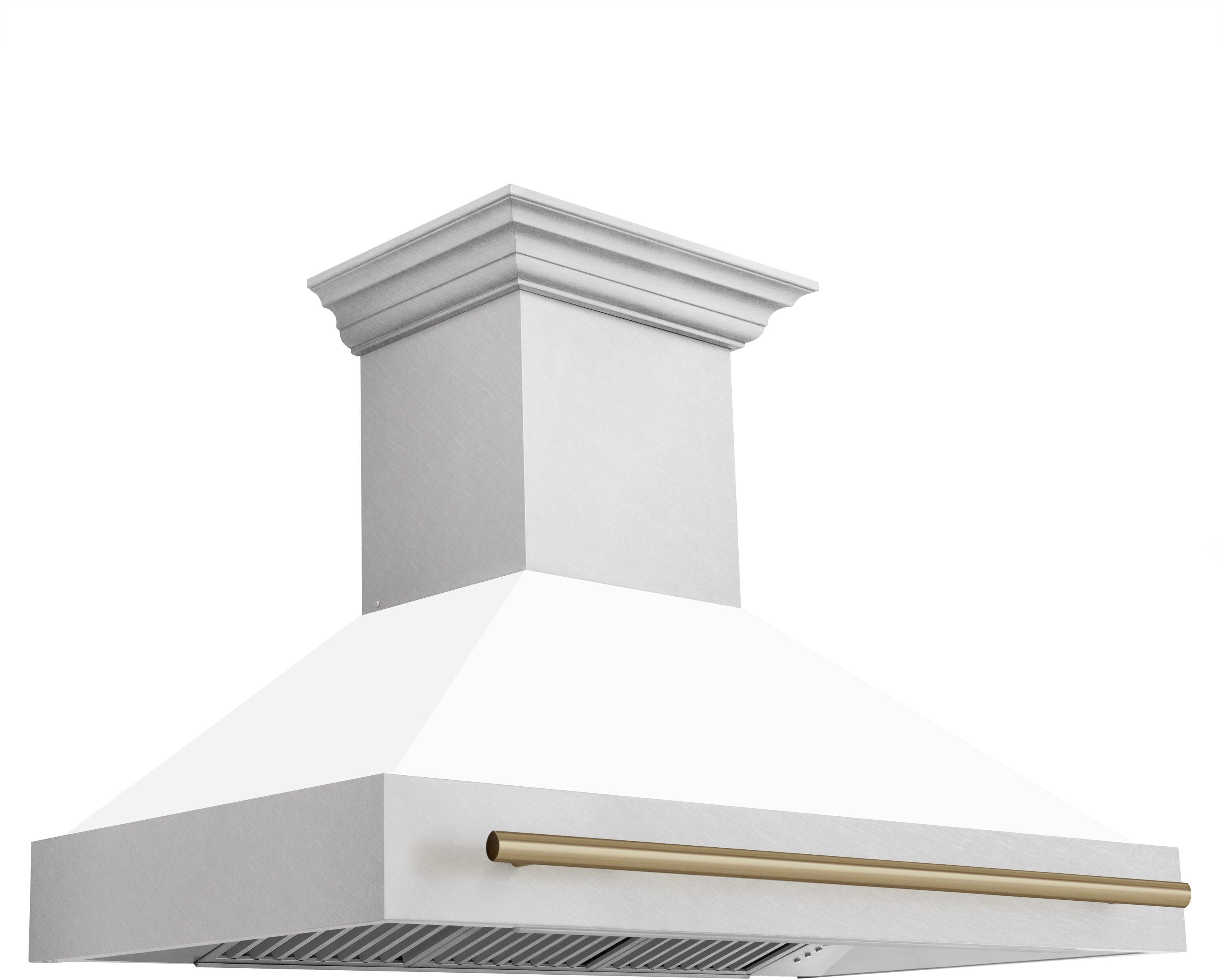 Z Line ZLINE 8654SNZWM48CB  Autograph Edition Series 48 Inch Wall Mount Ducted Hood
