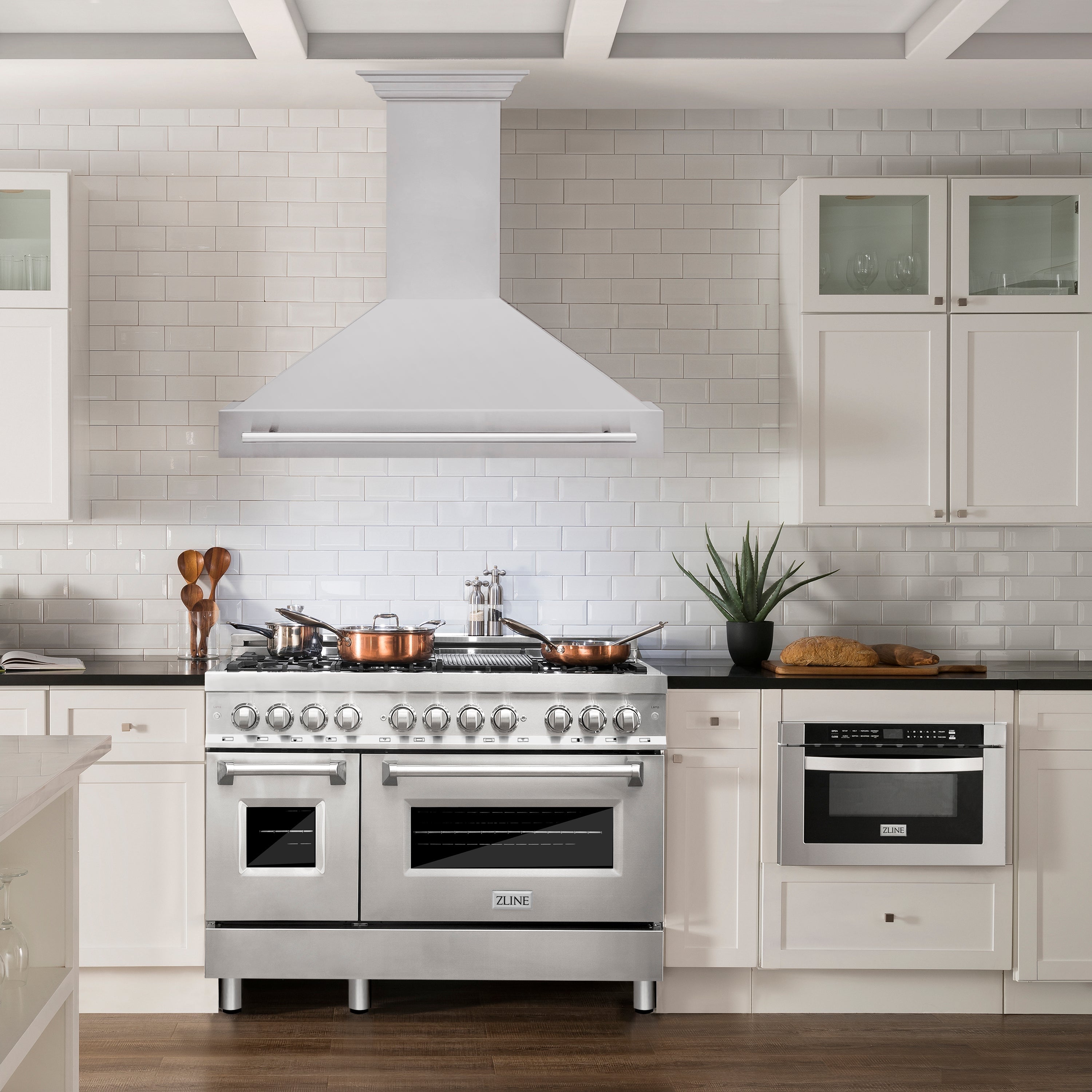 Z Line ZLINE 8654STXBG48 48 Inch Wall Mount Ducted Hood