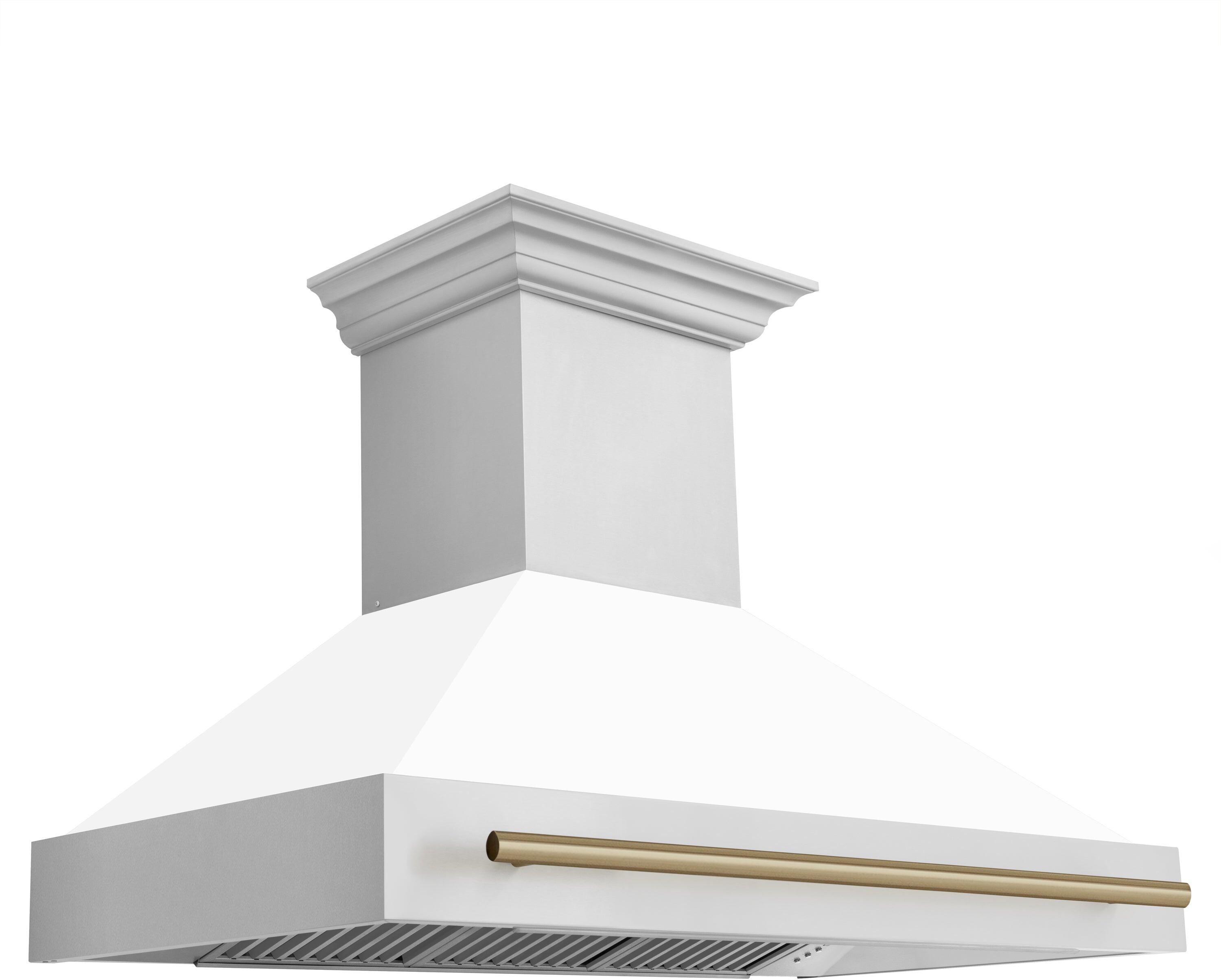 Z Line ZLINE 8654STZWM48CB Autograph Edition Series 48 Inch Wall Mount Ducted Hood