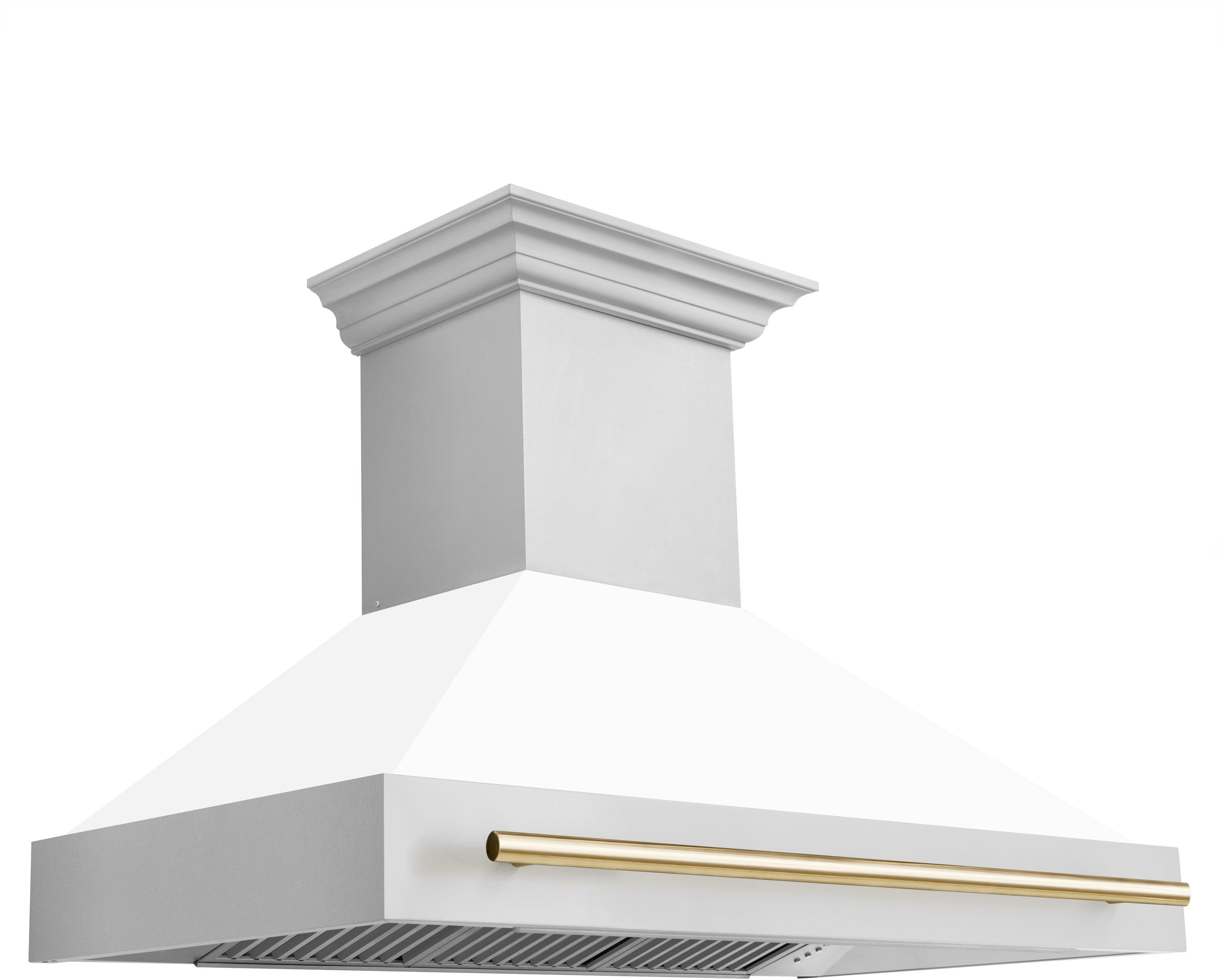 Z Line ZLINE 8654STZWM48G  Autograph Edition Series 48 Inch Wall Mount Ducted Hood