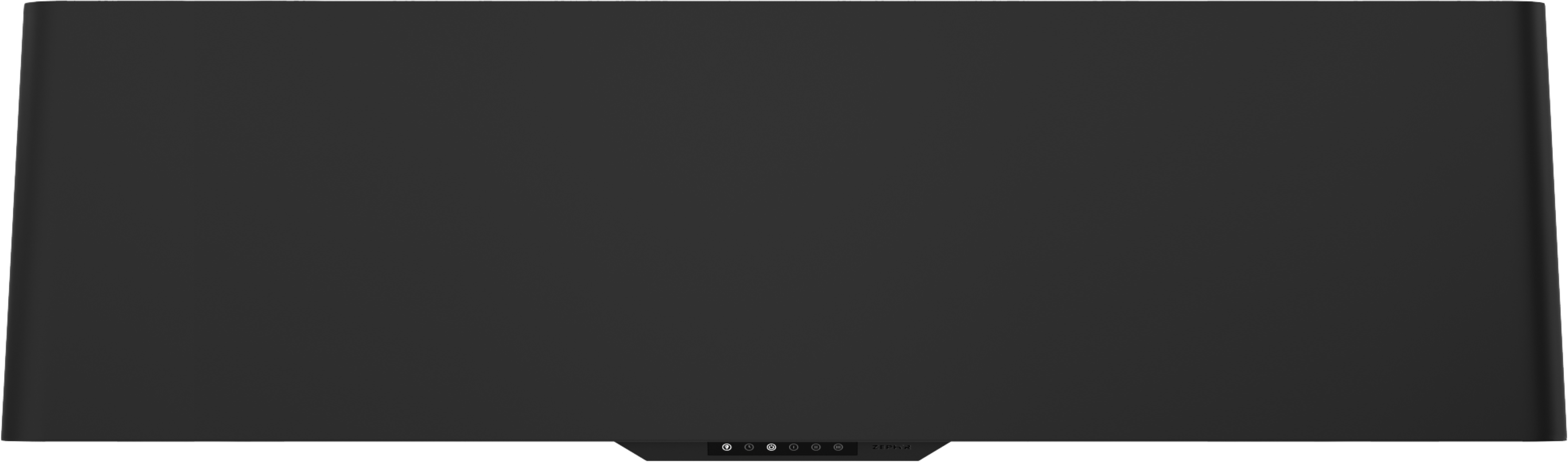 Zephyr DMEE48AMBX Mesa Wall Hood 48" BODY ONLY: Matte Black