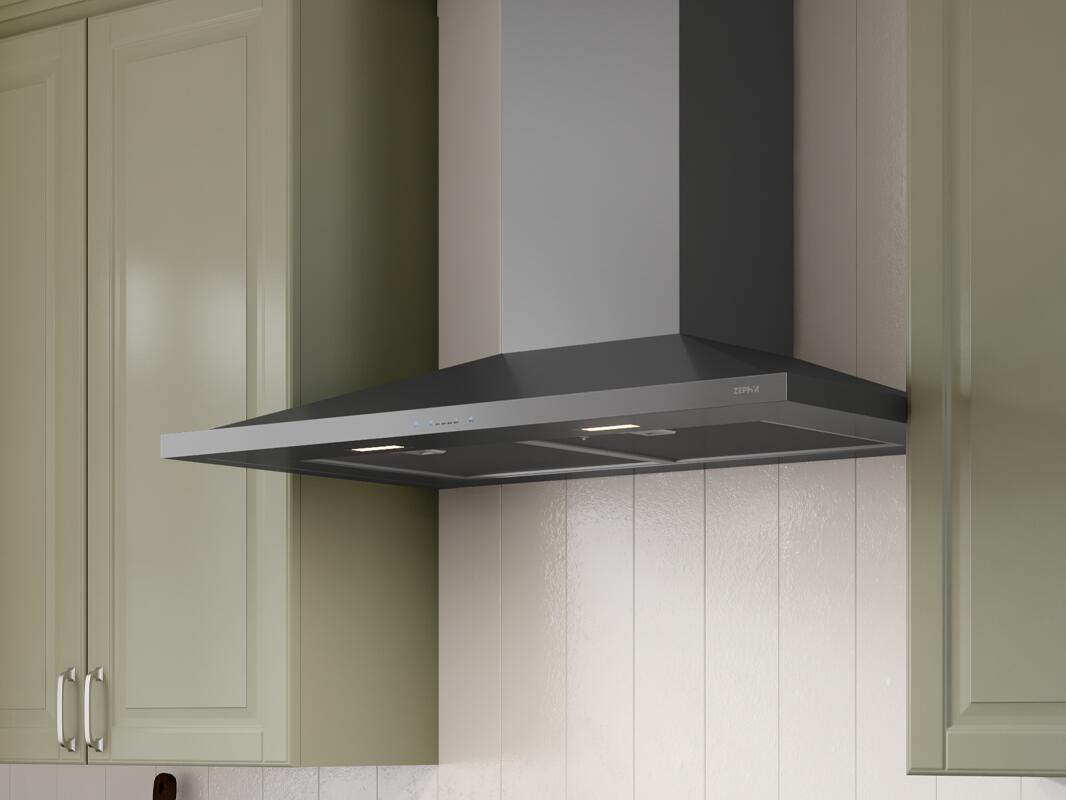 Zephyr ZANM90DBS  Core Series 36 Inch Wall Mount Convertible Hood