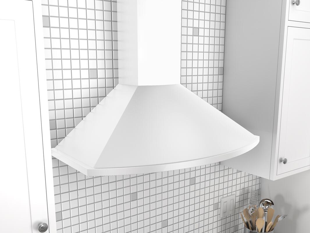 Zephyr ZSAM90FW 36 Inch Wall Mount Convertible Hood