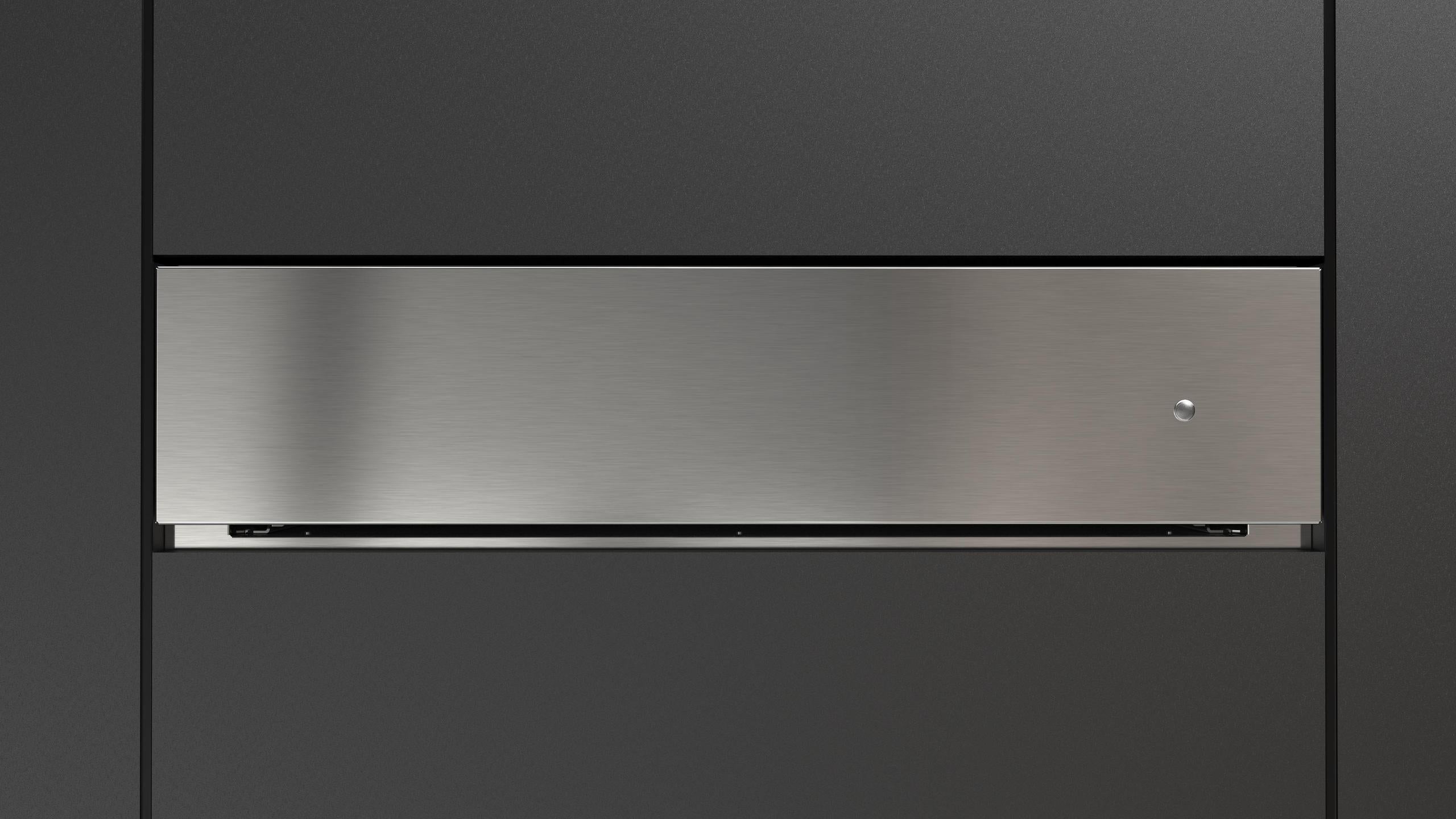 Fulgor Milano F4MWD24S1 24 Inch Matteo 400 Series Warming Drawer, Push to Open: Stainless Stainless Steel
