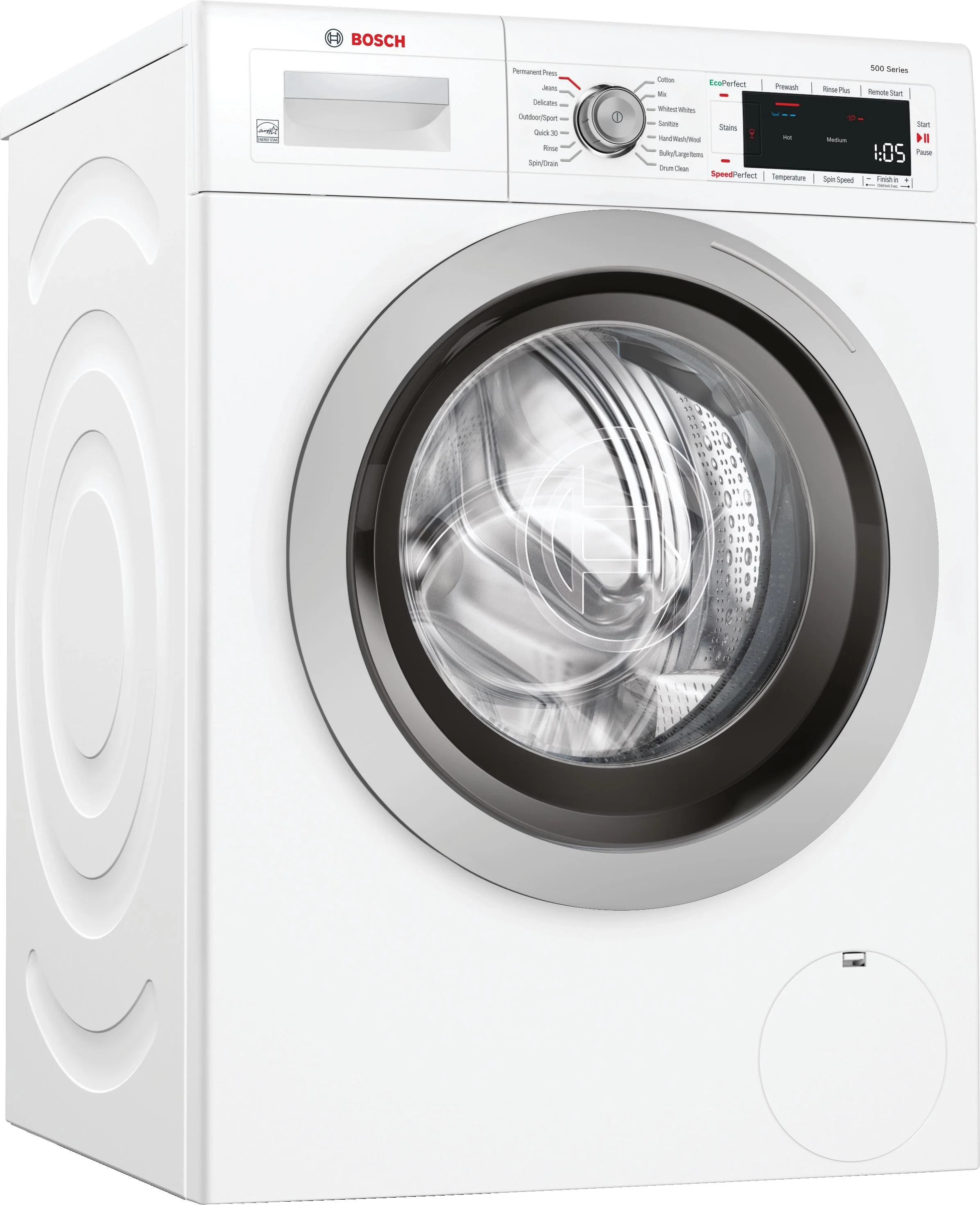 Bosch WAW285H1UC 500 Series 2.2 cu. ft. 24 Inch Front Load Washer