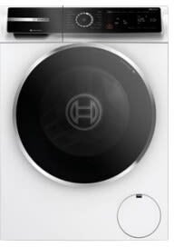 Bosch 24 Inch Front Load Washer with 2.4 cu ft Capacity, 14 Programs, 10 Options, Home Connect, AquaStop, 4D Wash System, Interior Light, Internal Water Heater, and Energy Star Certified: White