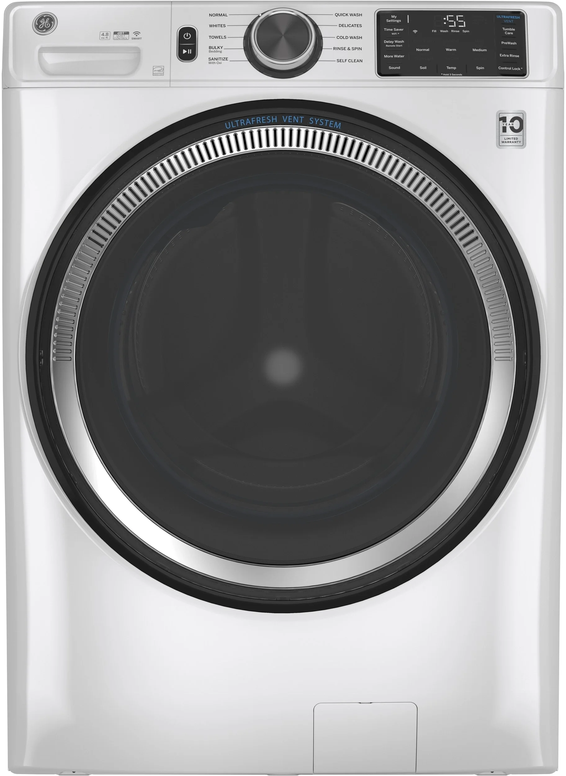 GE 4.8 cu. ft. 28 Inch Front Load Washer