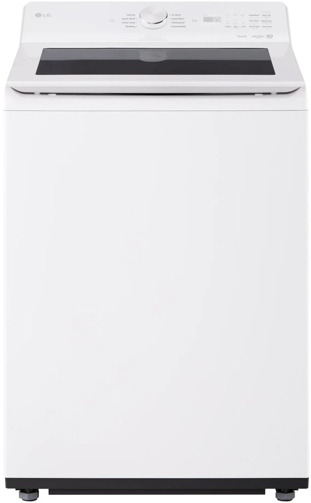 LG 5.0 Cu. Ft. Top Load Washer, Turbowash3D, Wi-Fi, Easy Unload, Inverter Direct Drive Motor: Alpine White