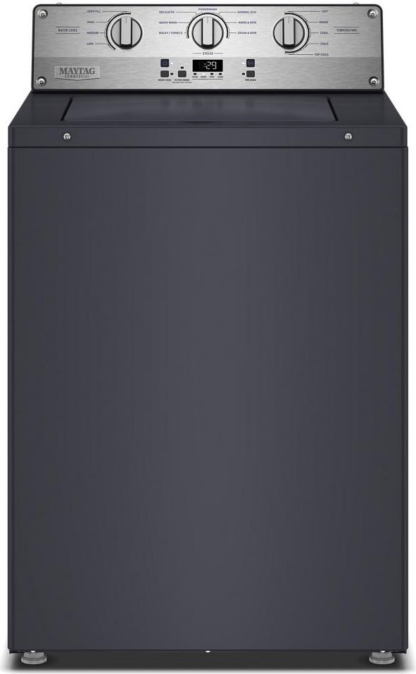 Maytag 3.8 Cu. Ft. Commercial Top Load Washer With DuraCore System: Midnight Steel