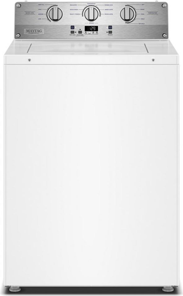 Maytag 3.8 Cu. Ft. Commercial Top Load Washer With DuraCore System: White