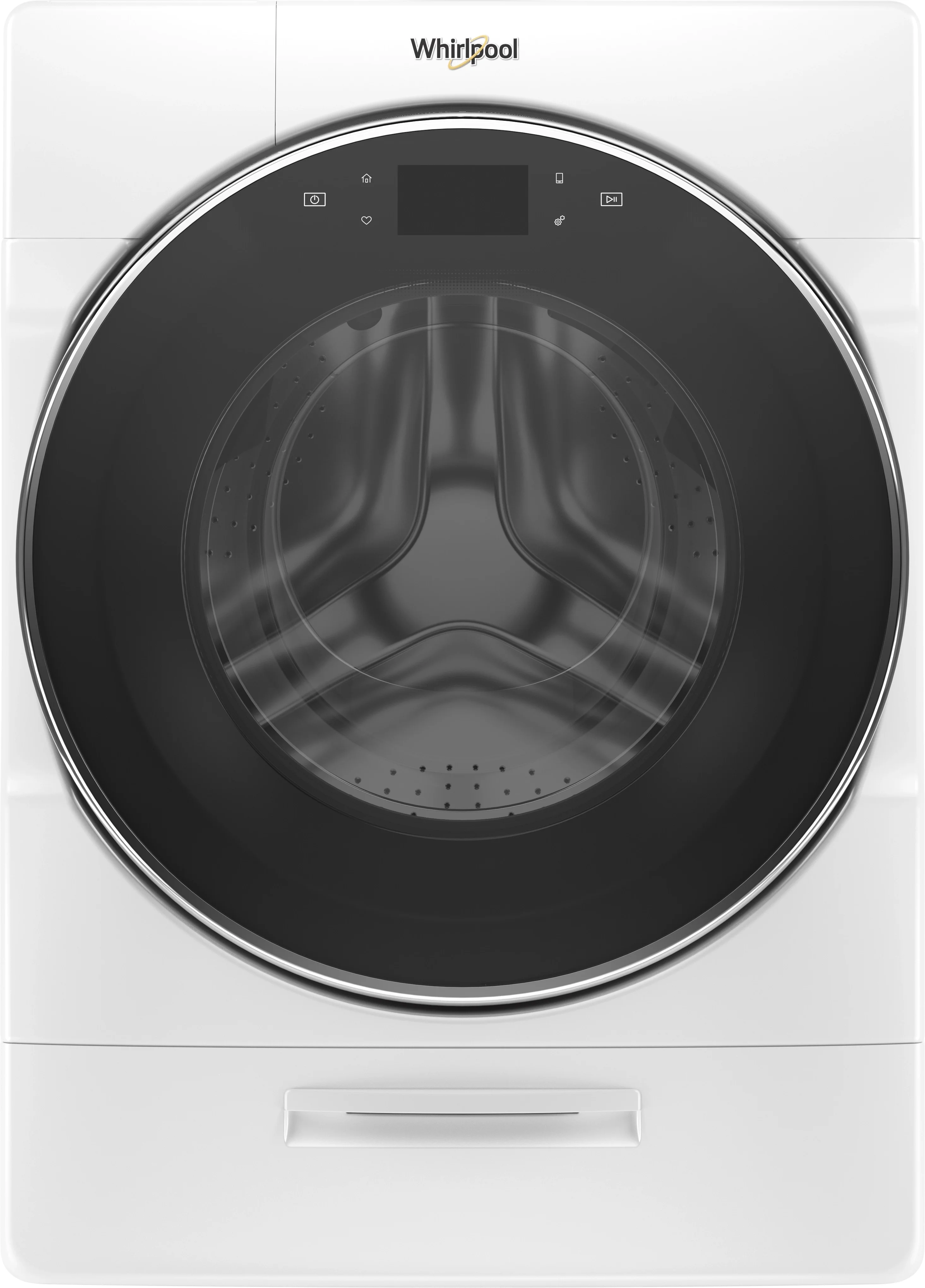 Whirlpool 5.0 cu.ft White Front Load Washer with Sanitize