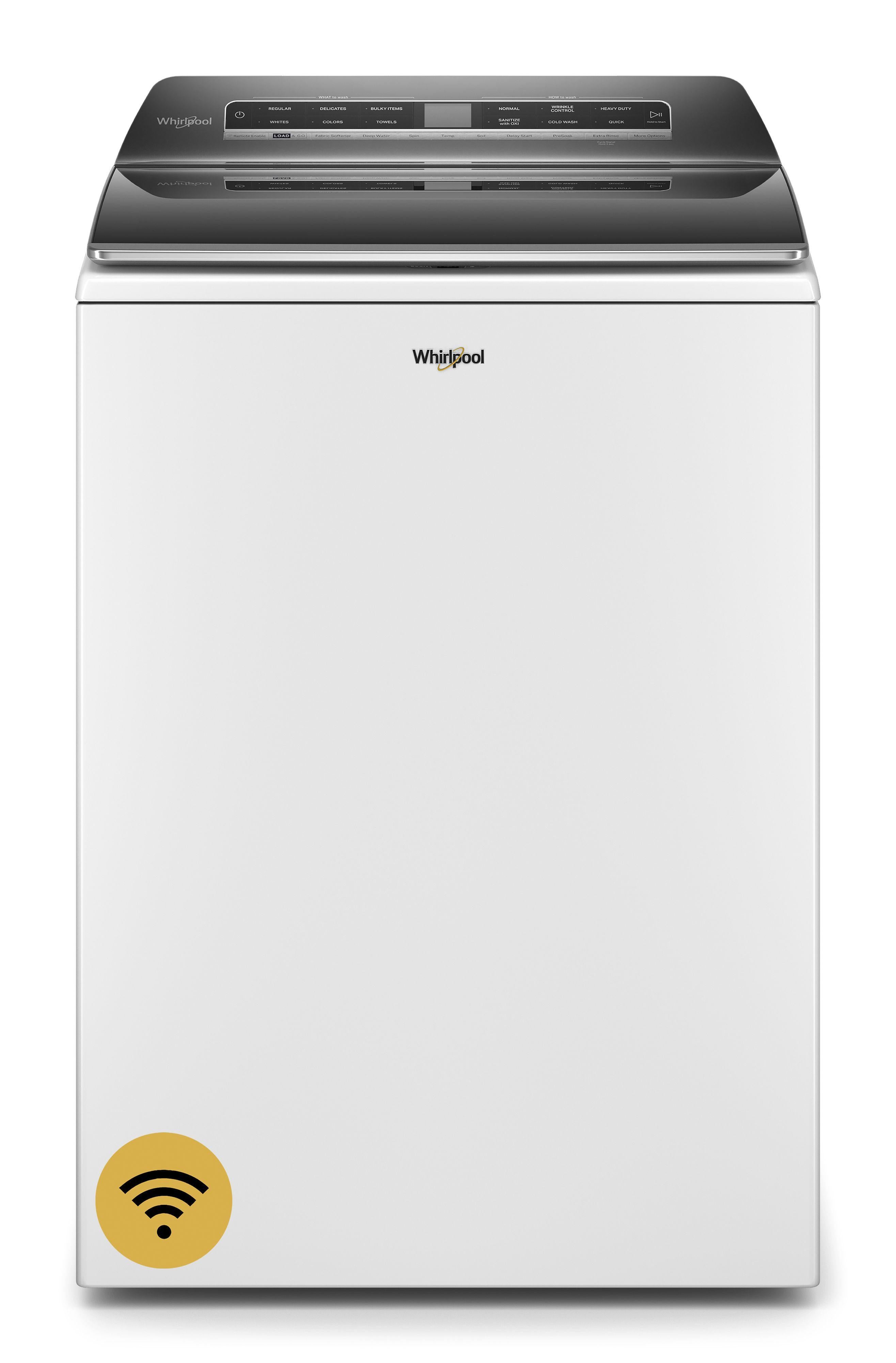 Whirlpool 5.3 cu.ft. White Top Load Washer with Sanitize - Energy Star