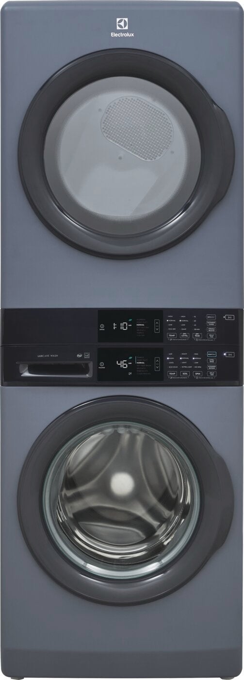 Electrolux ELTE7300AD 27 Inch Vented Laundry Tower: Denim Denim Blue