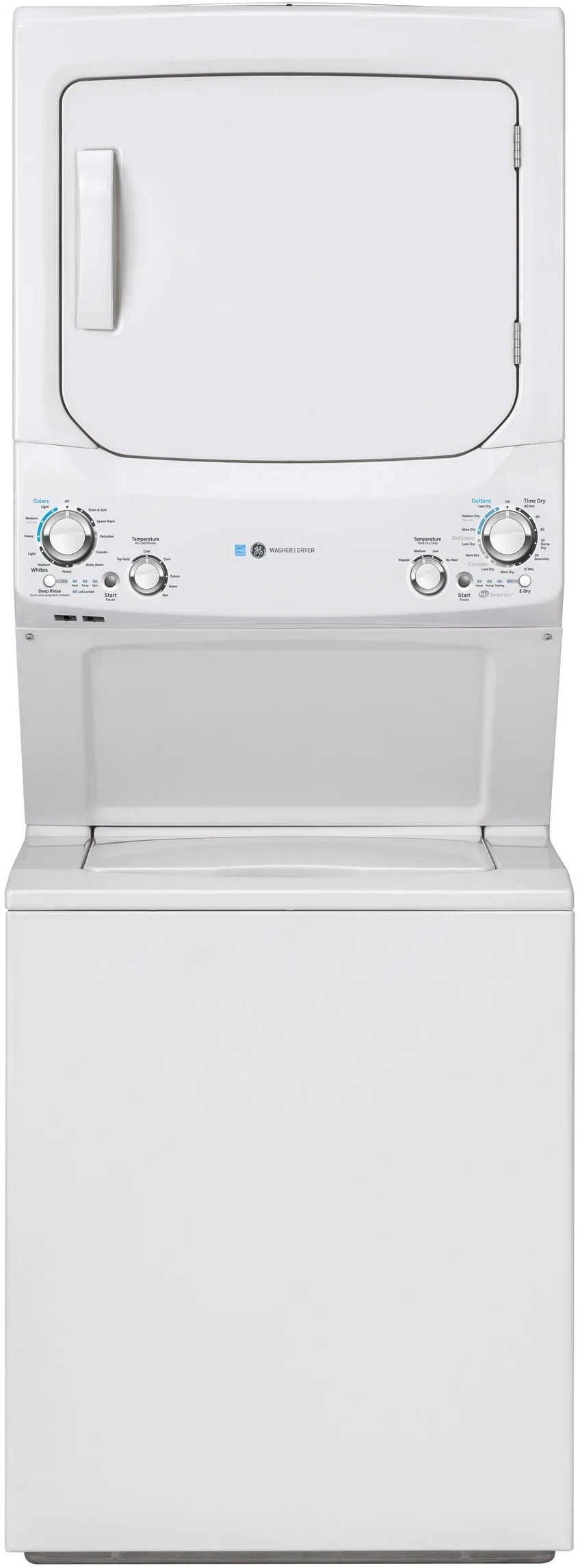 GE 27 Inch Gas Laundry Center with 3.8 cu. ft. Washer Capacity