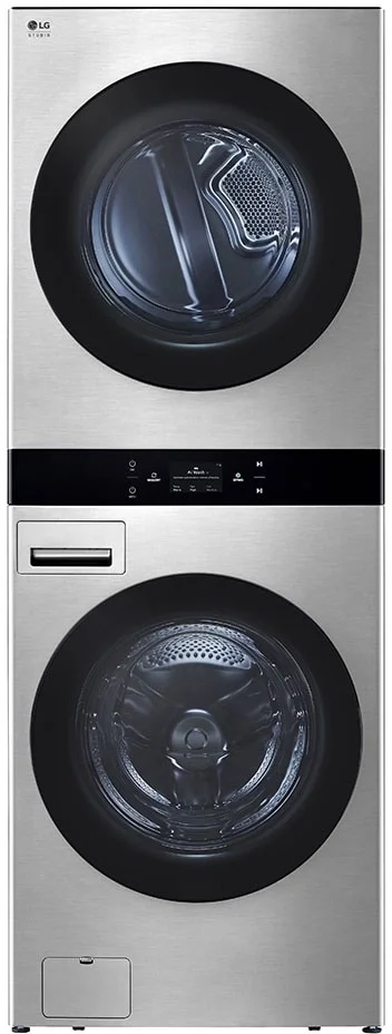 LG Studio SWWE50N3 WashTower Series Noble Steel Electric Laundry Center with 5 cu. ft. Washer Capacity