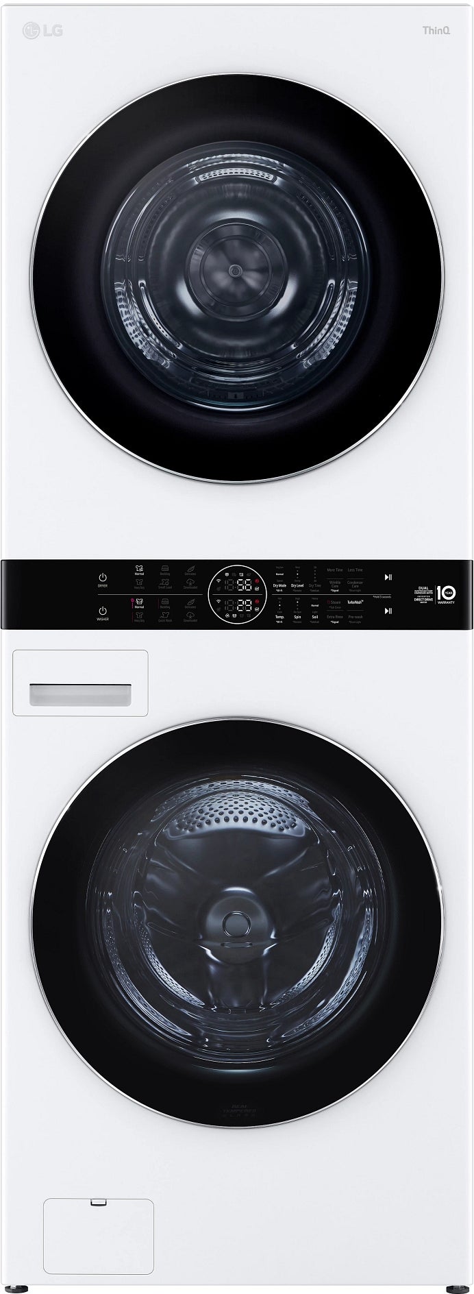 LG WKHC252HWA WashTower Series White Electric Laundry Center with 5 cu. ft. Washer Capacity