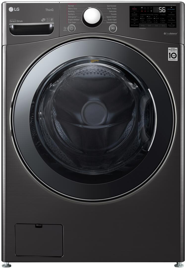 LG WM3998HBA 27 Inch Black Steel Washer/Dryer Combo with 4.5 cu. ft. Capacity