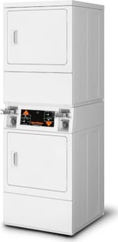 Speed Queen SSESXAGS173TW01 27 Inch Commercial Electric Laundry Tower