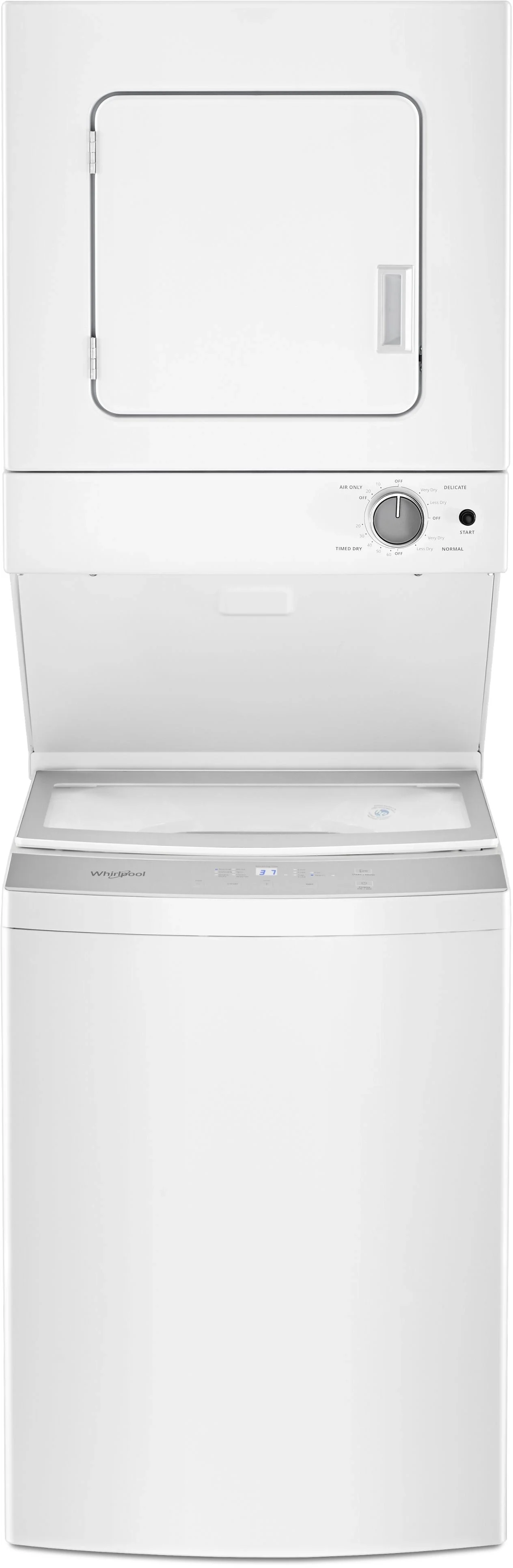 Whirlpool 24 Inch Electric Laundry Center with 1.6 cu. ft. Washer Capacity