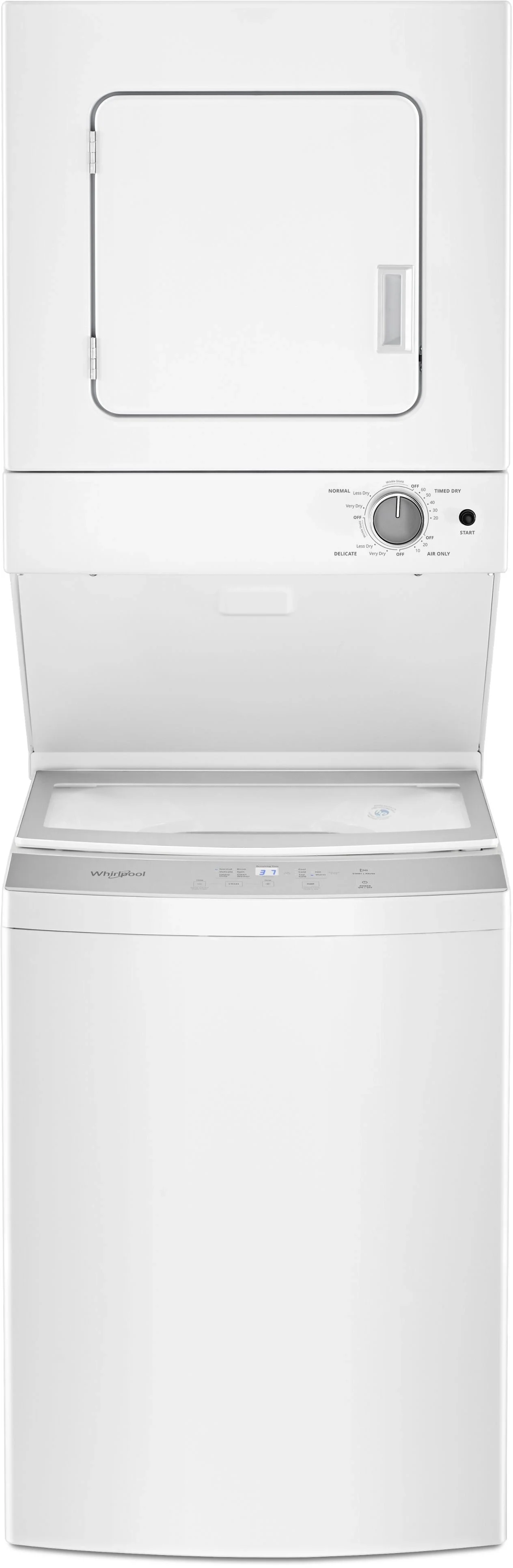 Whirlpool 24 Inch Electric Laundry Center with 1.6 cu. ft. Washer Capacity