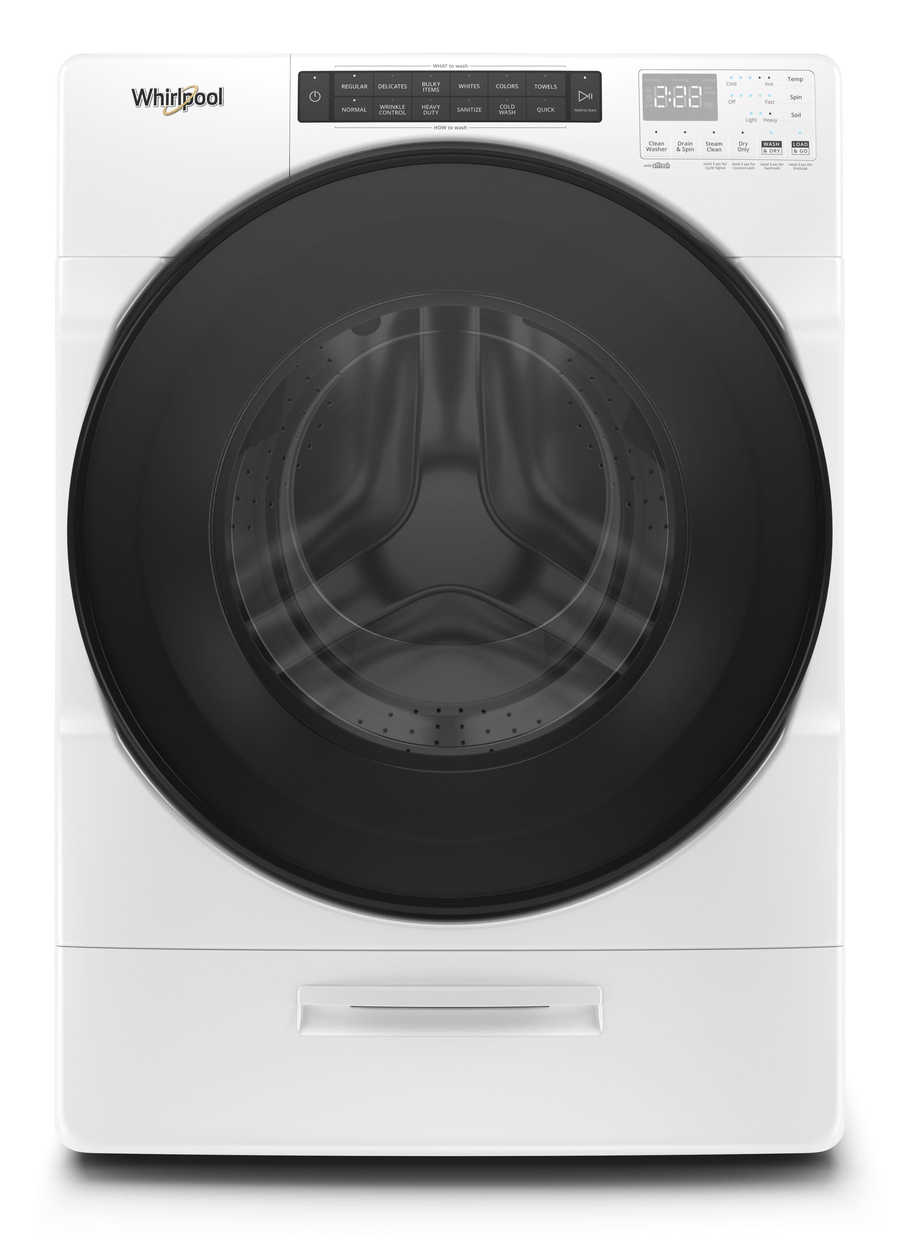 Whirlpool WFC682CLW 27 Inch White Washer/Dryer Combo with 4.5 cu. ft. Capacity