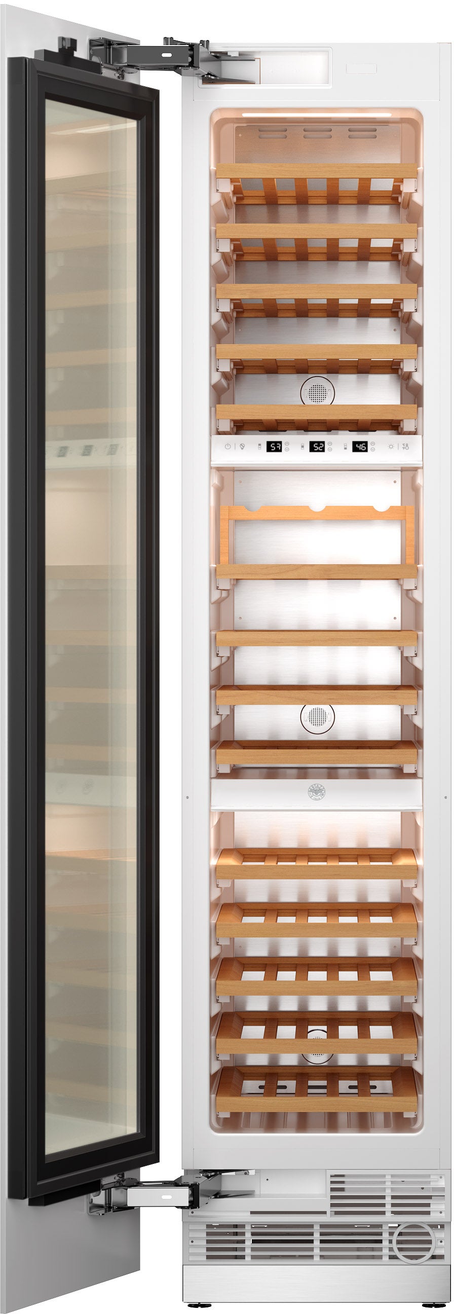 Bertazzoni REF18WCBPLV 18 Inch Built-In Wine Column, Panel Ready: Panel Ready, Left Panel Ready