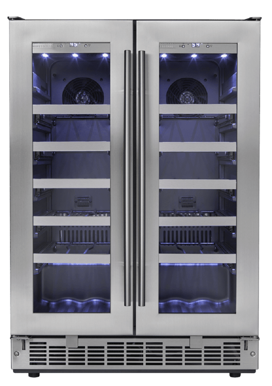 Danby DWC047D1BSSPR Silhouette Series 24 Inch Stainless Steel Built-In Wine Cooler