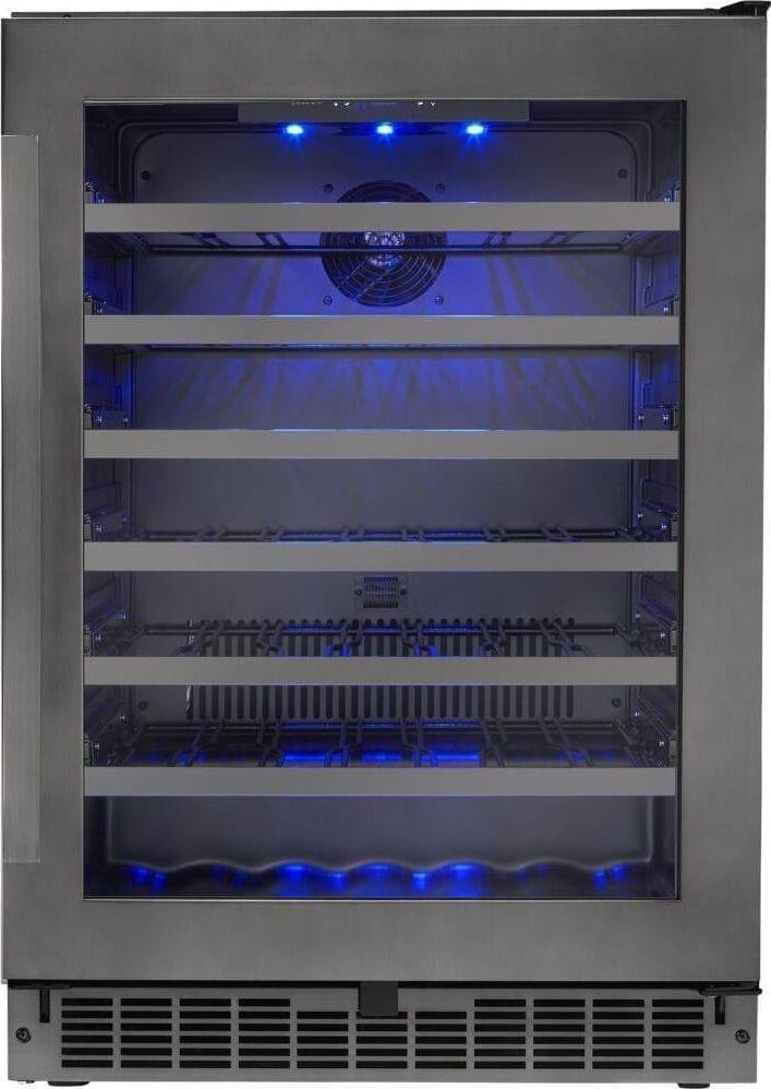 Danby SSWC056D1BS Silhouette Series 24 Inch Black Onyx Built-In and Freestanding Wine Cooler