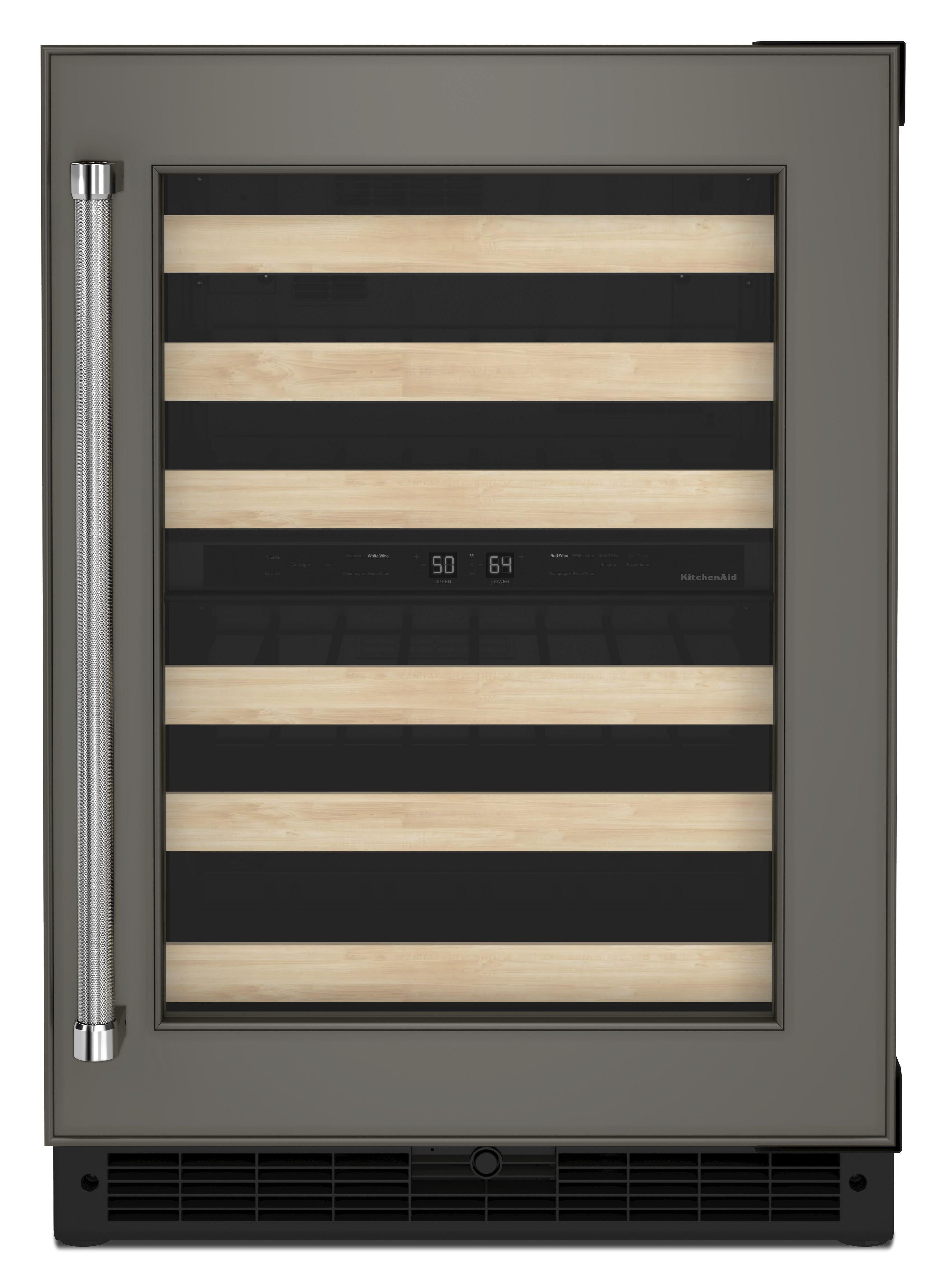Kitchen Aid KUWR214KPA 24 Inch Built-In Wine Cooler