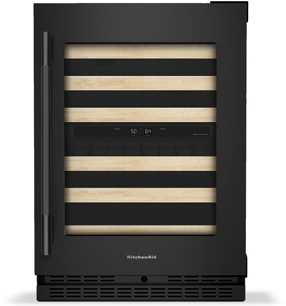 KitchenAid KUWR524SBE 24 Inch Undercounter Wine Cellar Black Ore