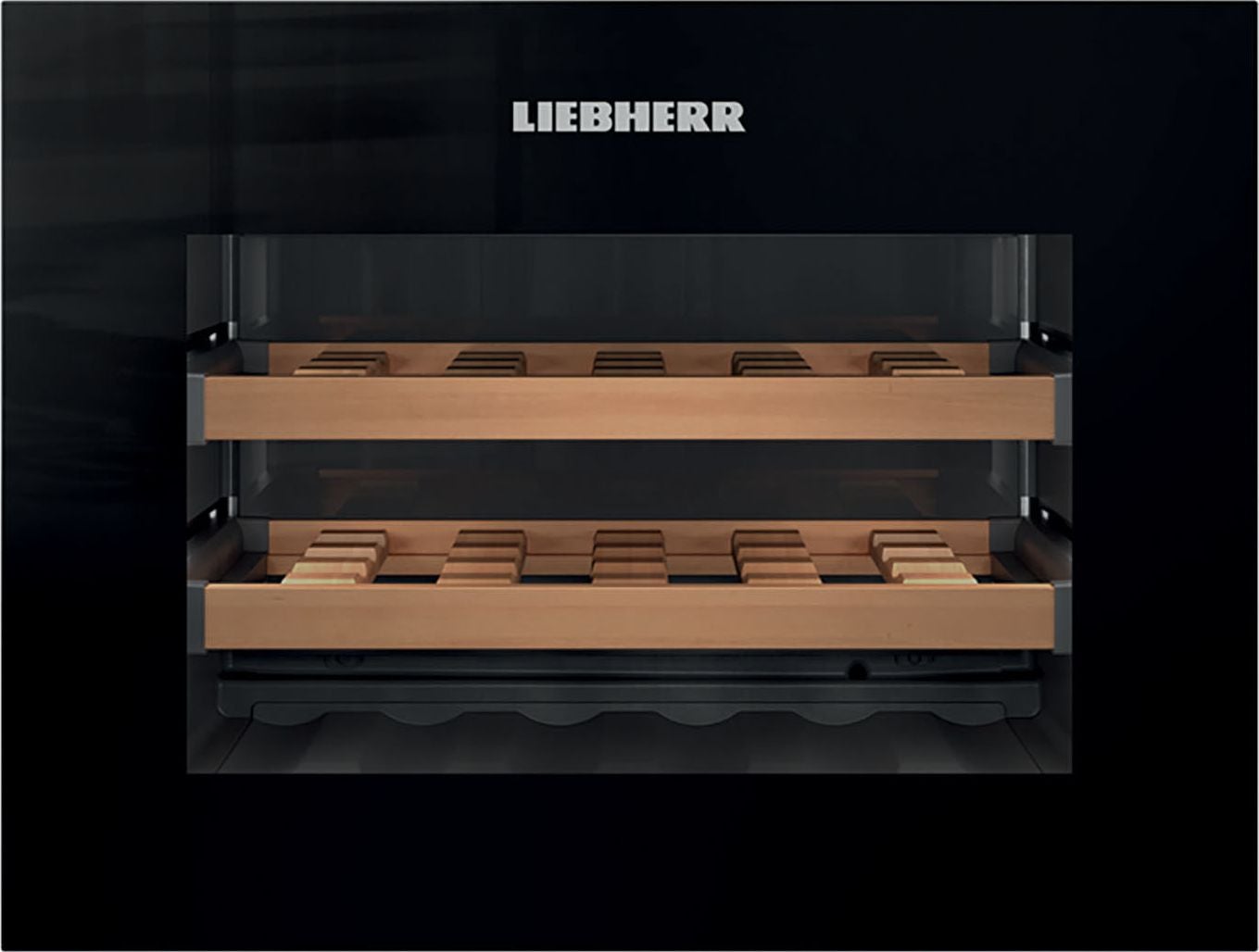 Liebherr HWGB1803 24 Inch Black Built-In Wine Cooler