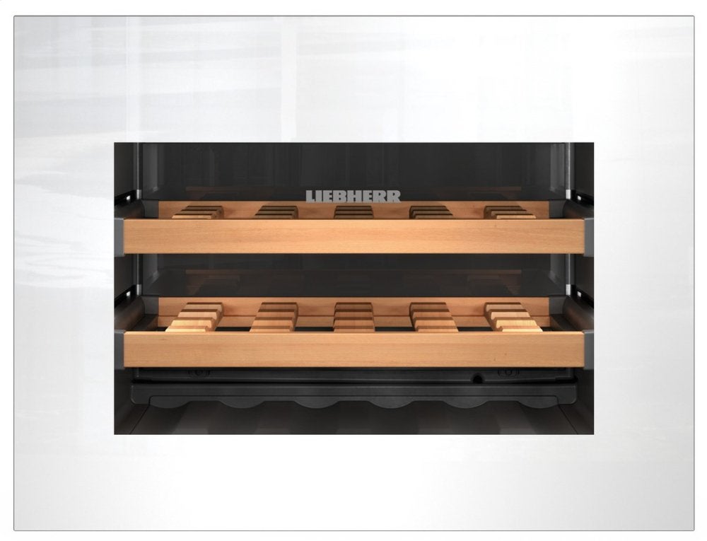 Liebherr HWGW1803 24 Inch White Built-In Wine Cooler