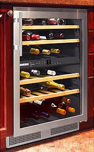 Liebherr WU3400 24 Inch Stainless Steel Built-In Wine Cooler