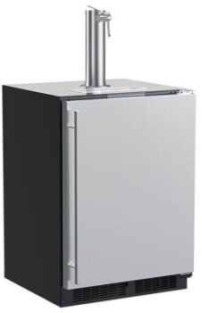 Marvel MLKR224SSC1A 24 Inch Freestanding/Built-In Beer Dispenser Stainless Steel