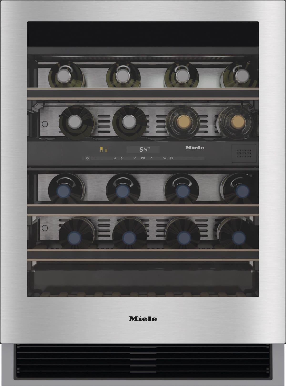 Miele KWT6322UGSS 24 Inch Stainless Steel Built-In Wine Cooler