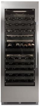 Perlick CR30D24LL 30 Inch Column Wine, Dual Zone, Glass Overlay Ready: Panel Ready, Panel Ready