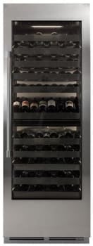 Perlick 30 Inch Column Wine, Dual Zone, Glass Overlay Ready: Panel Ready, Right Hinge