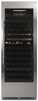 Perlick CR30W24RL 30 Inch Column Wine, Single Zone, Glass Overlay Ready: Panel Ready, Panel Ready