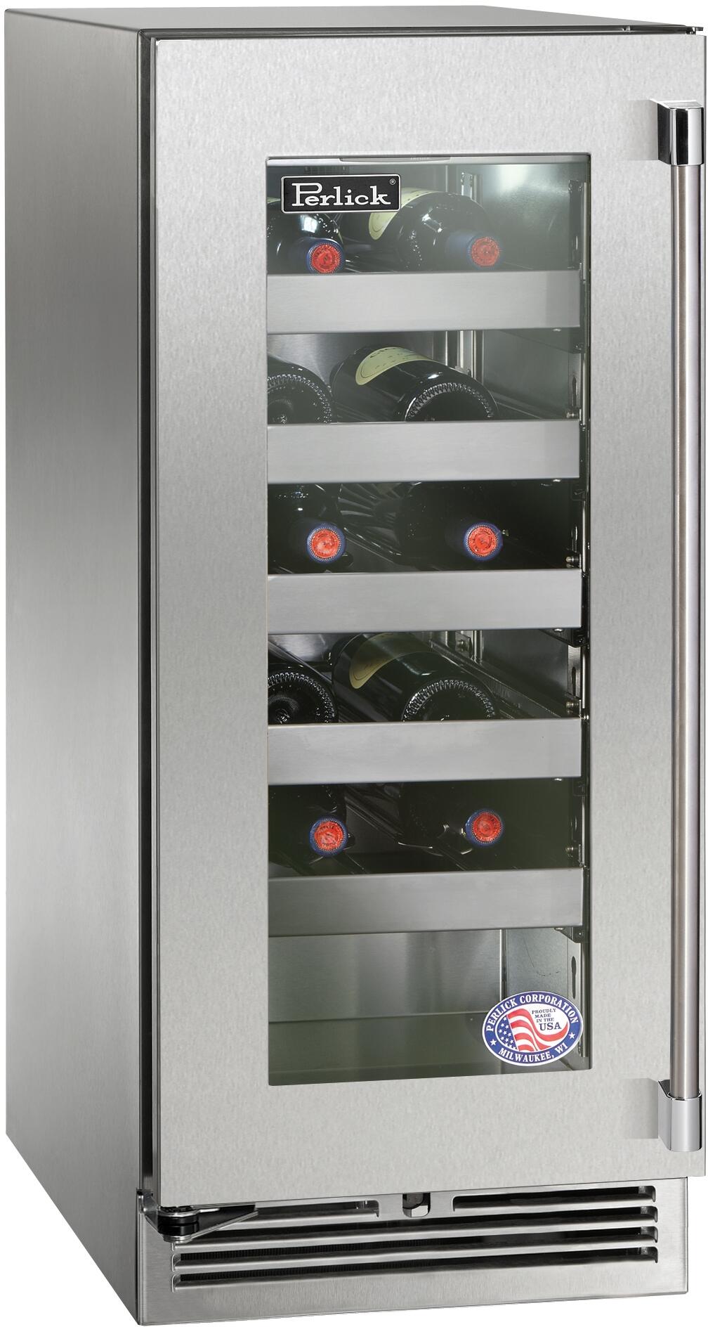 Perlick HP15WM43L  Signature Series 15 Inch Built-In Wine Cooler